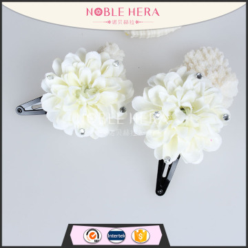 Hot Sale Fashionable Metal Section Artificial Flower Hair Clip For Hair 52R09CI