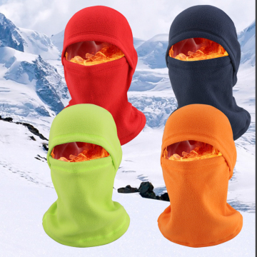Plus Velvet Warm Headgear with Fleece-Lined Neck Cover and Face Protection for Adults - Custom Logo Available