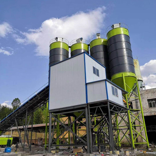 Planta de lotes de concreto do tipo de correia HZS90