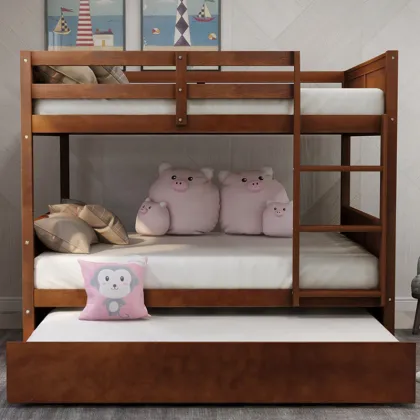 Wooden furniture double wooden children double bed