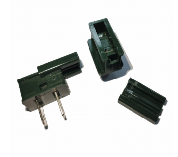 UL Plastic Male Slide Vampire Plugs for SPT-1 and SPT-2 Holiday Lighting