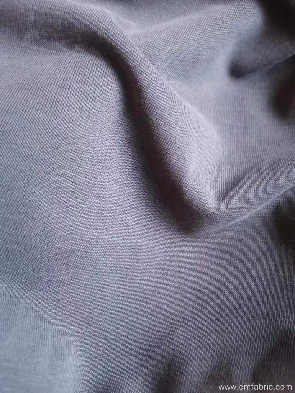 Siro compact Modal Polyester single jersey sandwashed fabric