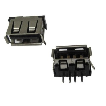 USB A Receptacle Angle DIP12.80mm Short Body 10mm(2legs)