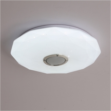 Bedroom Smart Music Lamp - 40w/60w Dimming Acrylic RGB Bluetooth Ceiling Light