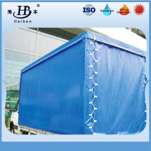 Waterproof pvc coated tarpaulin for trailer cage