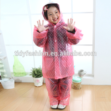 Cute With Pants Raincoat Sets For Kids