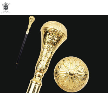 قصب المشي المصنوع من الكرز الصلب بالكامل