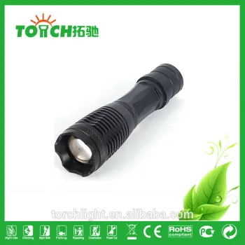 Mini Handy Portable Outdoor Zoomable Adjustable Focus CRE E XM-L T6 5 Modes 2000LM LED Flashlight Torch Light Lamp
