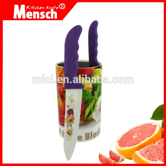 2pcs knife from china with decal finish