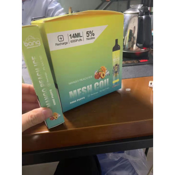 Latest Disposable Vape Bang 6000 Puffs Factory Price