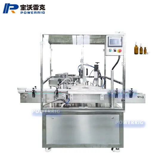 Automatic Eye Drop Bottle Capping and Filling Machine