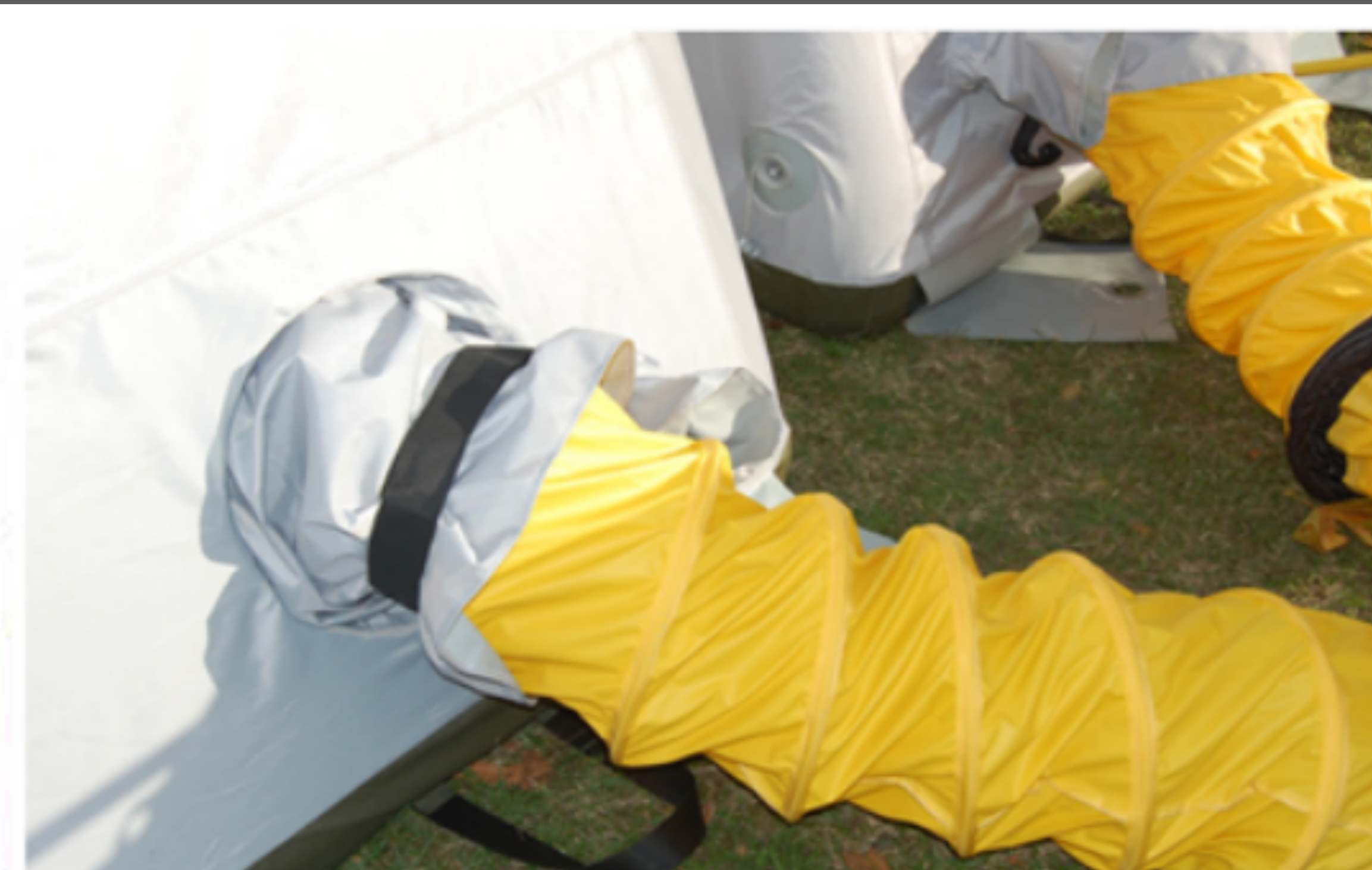 Air duct and cable passage