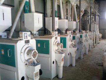 horizontal rice whitening machine