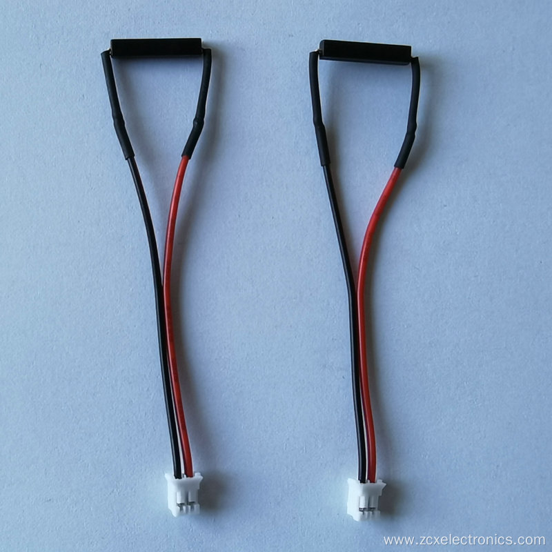 60mm red and black terminal plug parallel wire