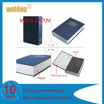 metal cheap hidden safe fake book storage box