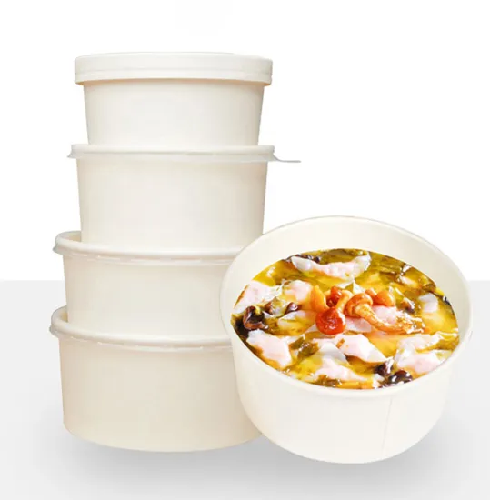 Ice cream paper bowl food grade paper container