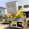 4x2 23m hingga 28m 700P Bucket Boom Truck