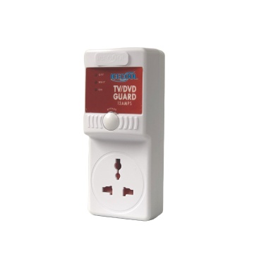 TV/DVD Guard Socket: 220V 13A Voltage Protector & Surge Protector
