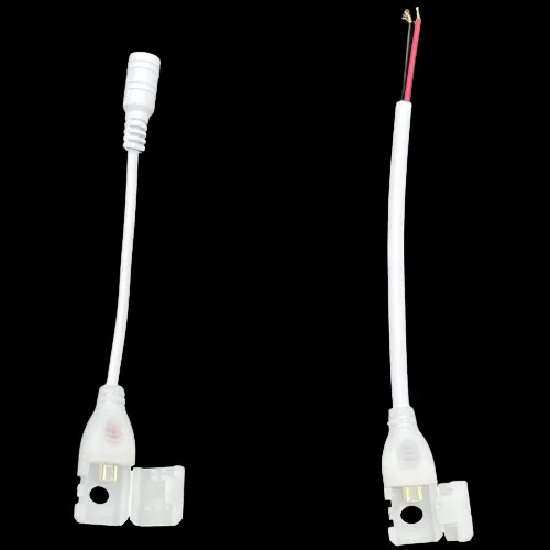 LED Neon Strip Light Fast Connect Cable and Solderless Quick Connector Kit for 6x12mm & 8x16mm Flexible Tape