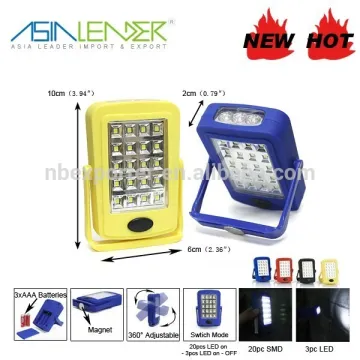 20+3 SMD LED Stand Portable Flexible Magnetic LED Work Light with Magnetic Base