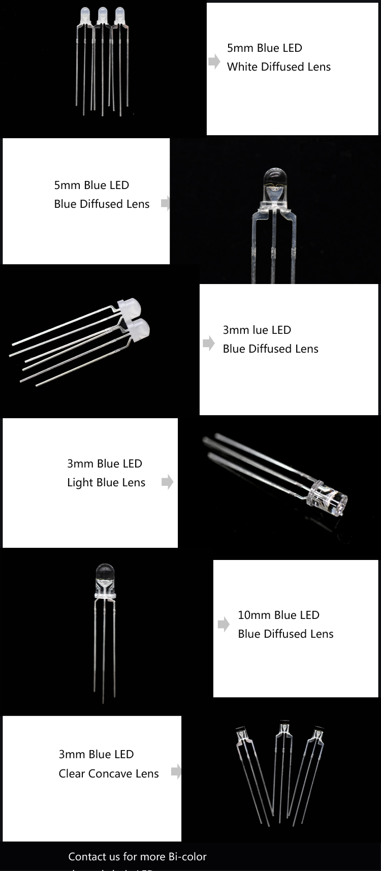 Bi color Through-hole LED