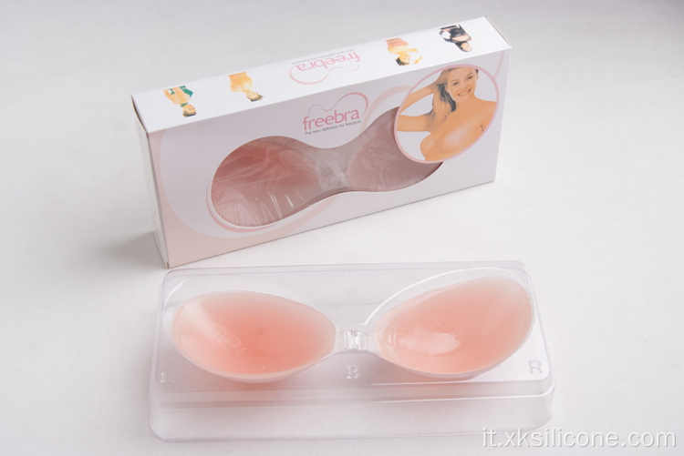 Reggiseni adesivi in ​​silicone push up appiccicosi con cinturino reggiseno