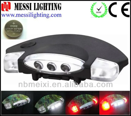 5 LED clip visor Light