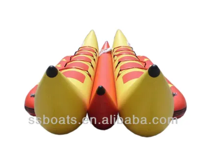 Sunshine double tube inflatable banana boat water entertai