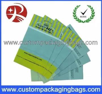 Clear Or Printed Opp Packaging Bags With Header Self-adhesive Material