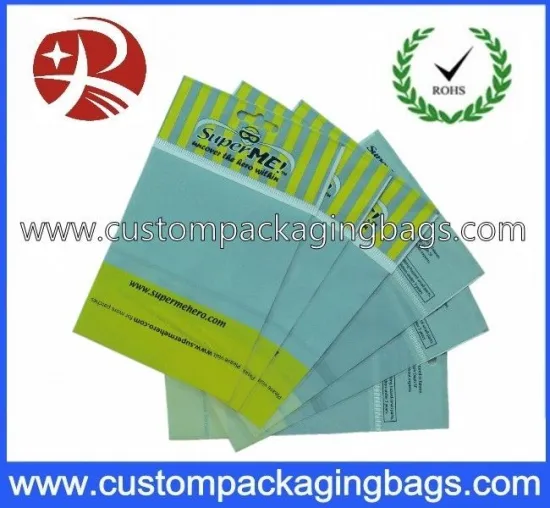 Clear Or Printed Opp Packaging Bags With Header Self-adhesive Material