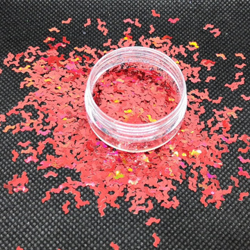 Holographic Halloween Glitter Bat รูปร่างและอุปกรณ์เสริม