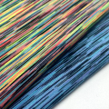 Polyester Spandex Space Dyed Knit Single Jersey Fabric