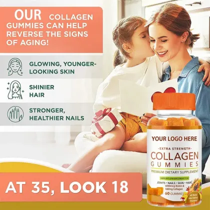 Marine Collagen Nails Skin Hair Collagen Gummies