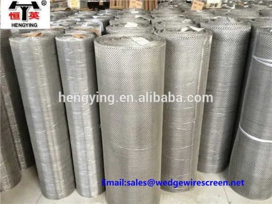 SS304 Plain Dutch Weave Stainless Steel Wire Mesh API & ISO Certificate Factory