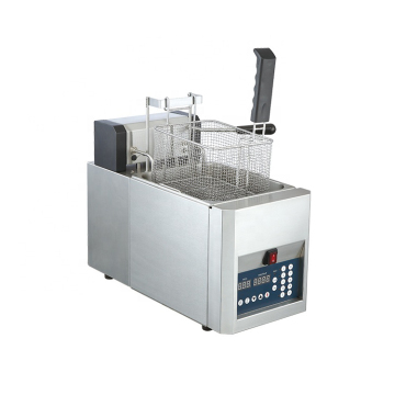 Automatic Lift-Up Single Tank Electric Commercial Deep Fryer for Sale
