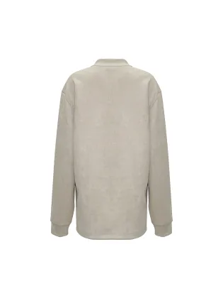 Khaki casual sweatshirt without hat