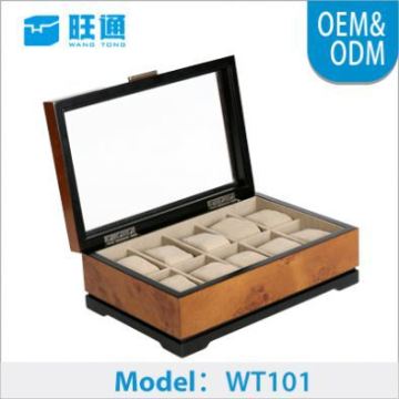 TOP Quality Home Furnishing Handmade Customized watch packaging box,wooden watch packaging box