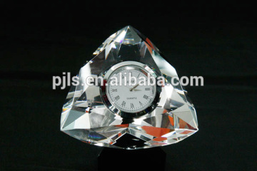Shining Diamond Crystal Clock, Crystal Desk Clock for Wedding Gifts