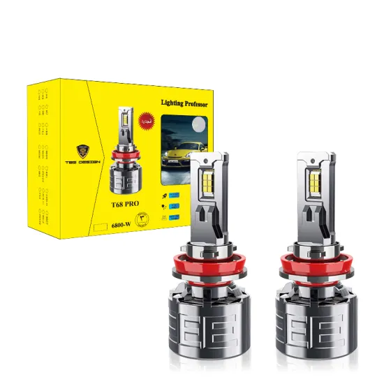 Waterproof 6500K White Light T68 Pro 68W LED Bulbs for Car: Toby's Factory Auto Headlight