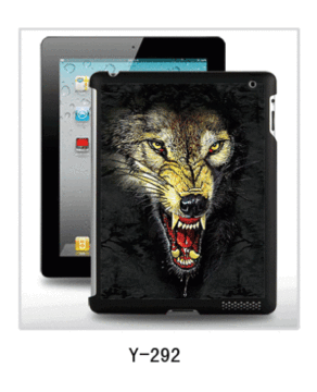 Wolf Picture Ipad Case 3d With 3d Picture,pc Case,rubber Coated,multiple Colors Available 