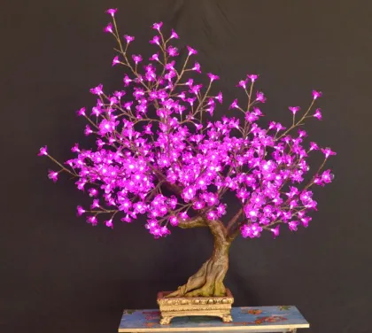 Artificial Indoor Blossom LED Light Bonsai Tree