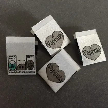 Custom Clothing Wash Care Label Woven Label