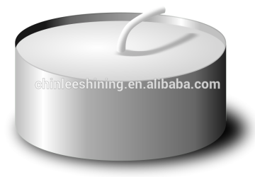 White color tealight, pressed tealight