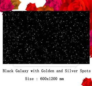 large porcelain tiles LJ1263 ***Black Galaxy***