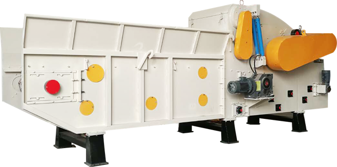 Large Capacity Drum Wood Chipper - Wood Logs Chipping Machine