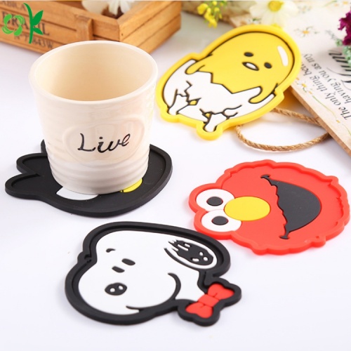 Silicone Waterproof Table Mat Coaster voor Cup Promotioneel