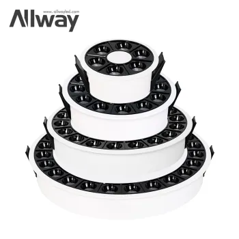 8-30W Commercial Circular Recessed Aluminum Downlights for Residential Houses