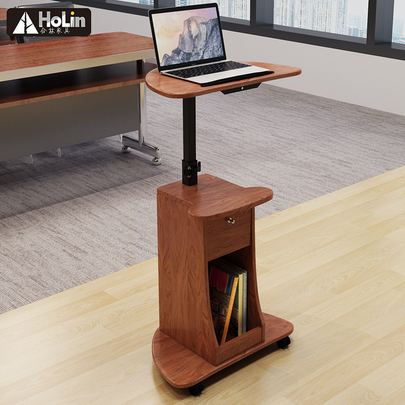 Rolling verstellbarer Laptop Notebook Schreibtisch Tisch Stand-Up