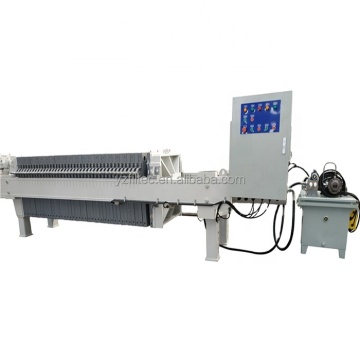 high quality semi automatic chamber filter press minging slurry dewatering treatment