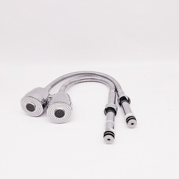 Chrome bathroom single handle cold hot water wash basin taps mixer